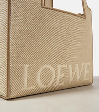 Loewe Loewe Font Medium jacquard canvas tote bag