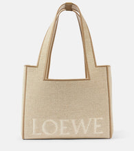 Loewe Loewe Font Medium jacquard canvas tote bag. Shop Loewe Tote Bags for women now.