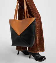 Loewe Logo leather tote bag