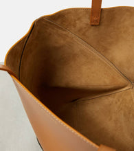 Loewe Logo leather tote bag