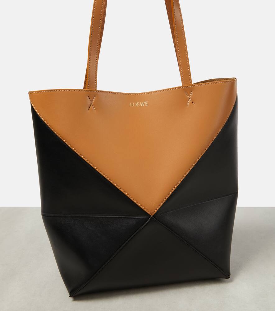 Loewe Logo leather tote bag