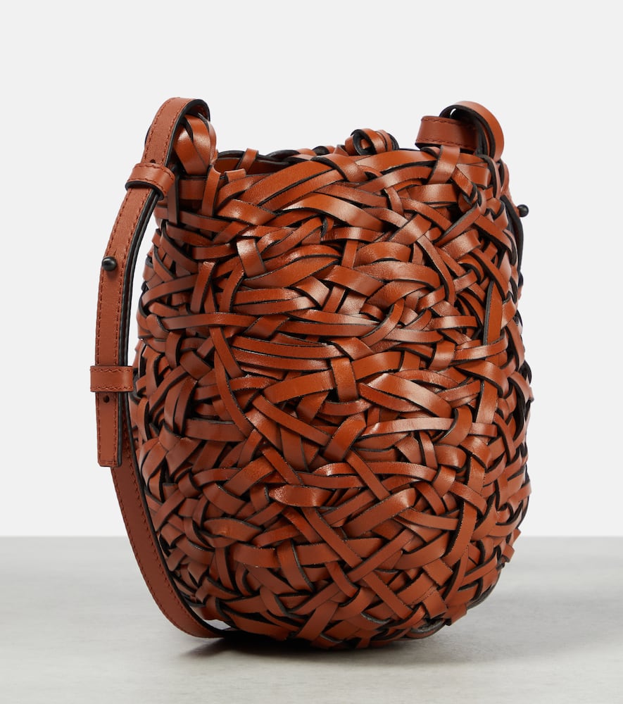Loewe Nest Small leather basket bag