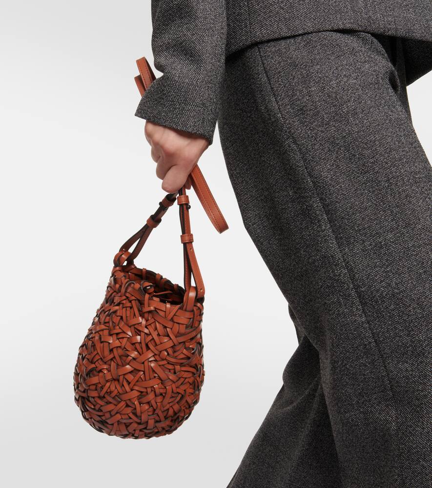 Loewe Nest Small leather basket bag