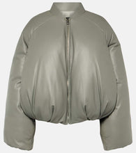 Loewe Padded leather bomber jacket
