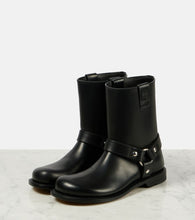 Loewe Paula's Ibiza Campo leather biker boots