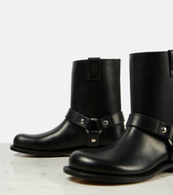 Loewe Paula's Ibiza Campo leather biker boots