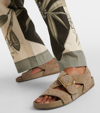 Loewe Paula's Ibiza Ease brushed suede sandals