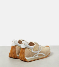 Loewe Paula's Ibiza Flow Runner suede-trimmed sneakers