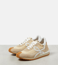 Loewe Paula's Ibiza Flow Runner suede-trimmed sneakers