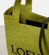 Loewe Paula's Ibiza Font Medium raffia shopper