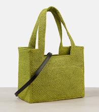 Loewe Paula's Ibiza Font Medium raffia shopper