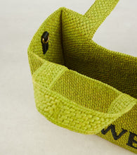 Loewe Paula's Ibiza Font Small raffia tote bag