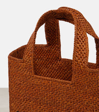 Loewe Paula's Ibiza Font Small raffia tote bag