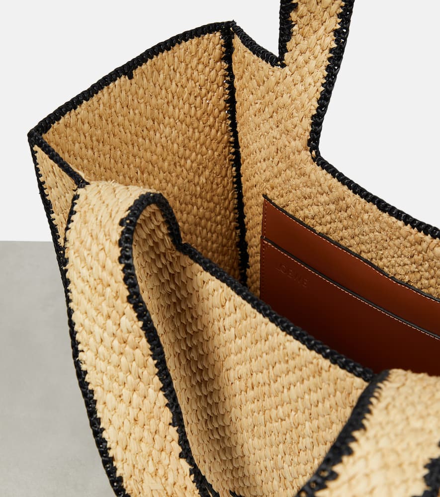 Loewe Paula's Ibiza Font Large raffia shopper