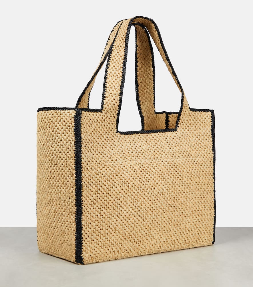 Loewe Paula's Ibiza Font Large raffia shopper