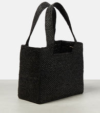 Loewe Paula's Ibiza Medium logo raffia tote bag