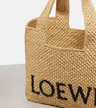 Loewe Paula's Ibiza Small logo raffia tote bag