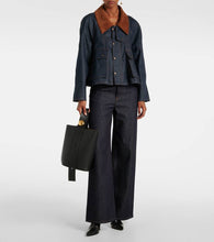 Loewe Pebble Medium leather bucket bag