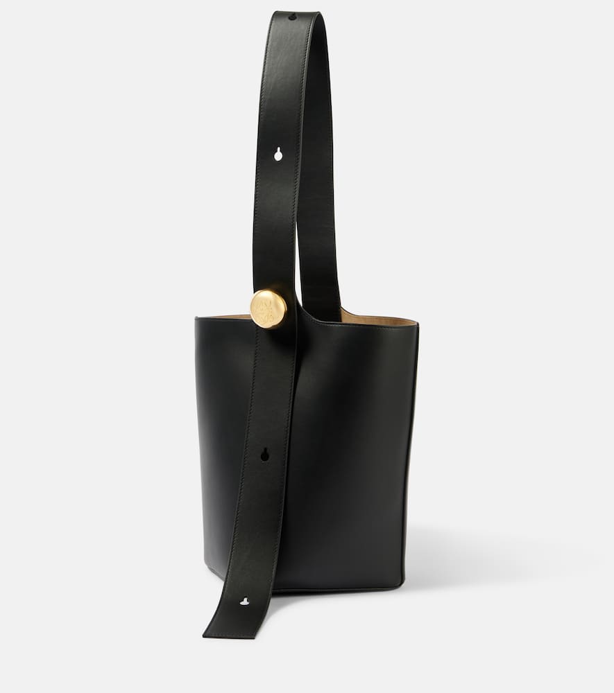 Loewe Pebble Medium leather bucket bag. Shop Loewe Top-Handle Bags for women now.