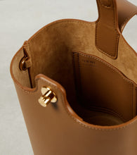 Loewe Pebble Mini leather bucket bag
