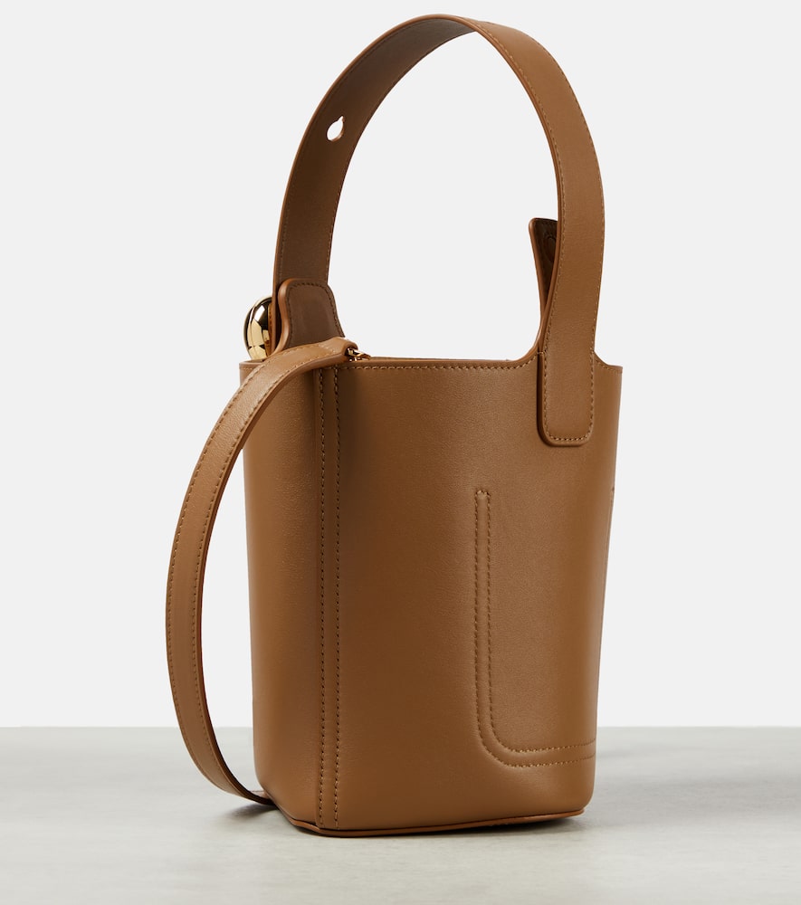 Loewe Pebble Mini leather bucket bag