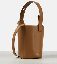 Loewe Pebble Mini leather bucket bag