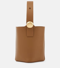 Loewe Pebble Mini leather bucket bag. Shop Loewe Top-Handle Bags for women now.