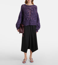 Loewe Petal 45 bow-detail suede sandals