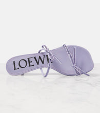 Loewe Petal 45 bow-detail suede sandals