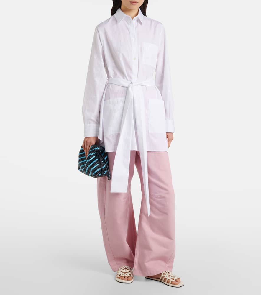 Loewe Petal Anagram leather slides