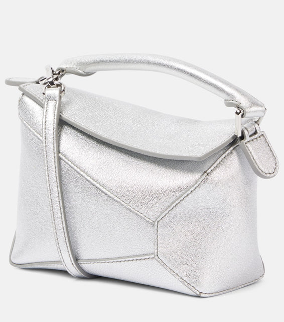 Loewe Puzzle Edge Mini leather crossbody bag. Shop Loewe Top-Handle Bags for women now.