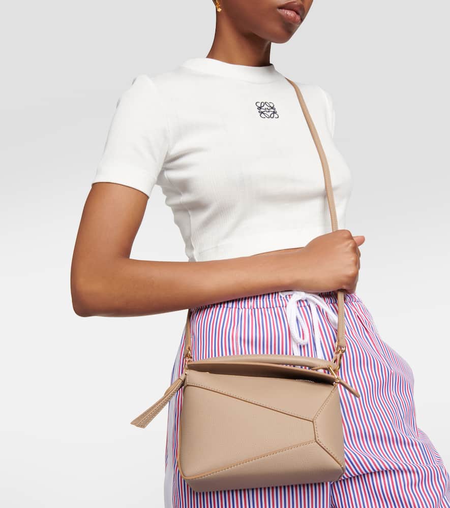 Loewe Puzzle Edge Mini leather tote bag
