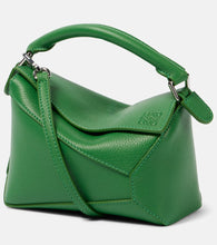 Loewe Puzzle Edge Mini leather shoulder bag. Shop Loewe Crossbody Bags for women now.