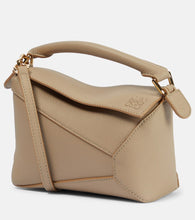 Loewe Puzzle Edge Mini leather shoulder bag. Shop Loewe Shoulder Bags for women now.