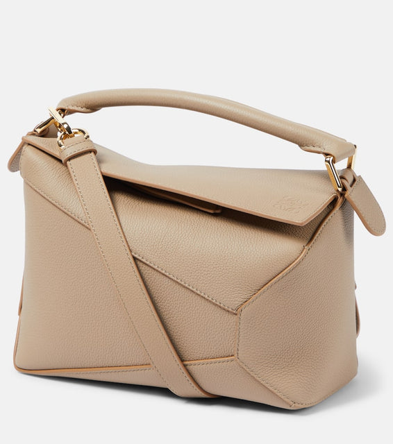 Loewe Puzzle Edge Small leather shoulder bag. Shop Loewe Shoulder Bags for women now.