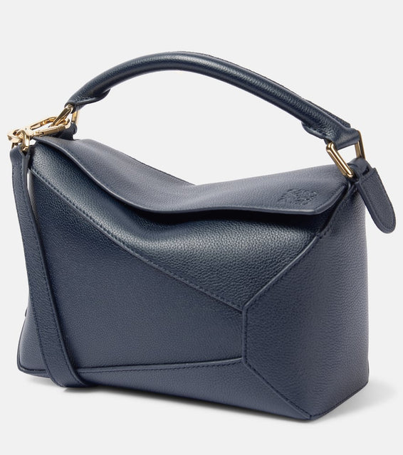 Loewe Puzzle Edge Small leather shoulder bag. Shop Loewe Top-Handle Bags for women now.