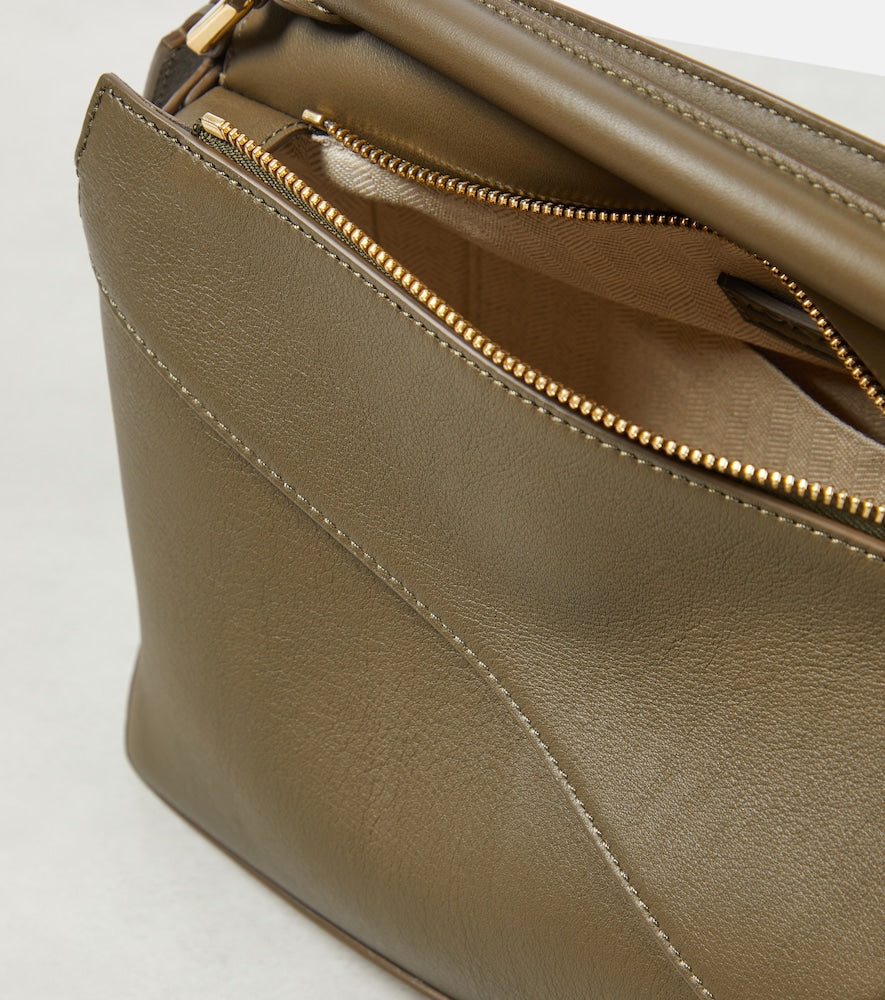 Loewe Puzzle Edge Small leather tote bag