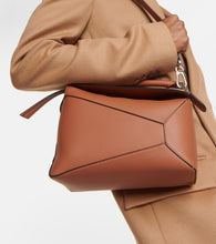 Loewe Puzzle Edge Small leather tote bag