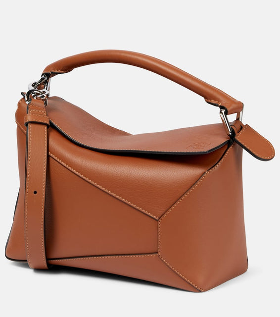 Loewe Puzzle Edge Small leather tote bag. Shop Loewe Shoulder Bags for women now.