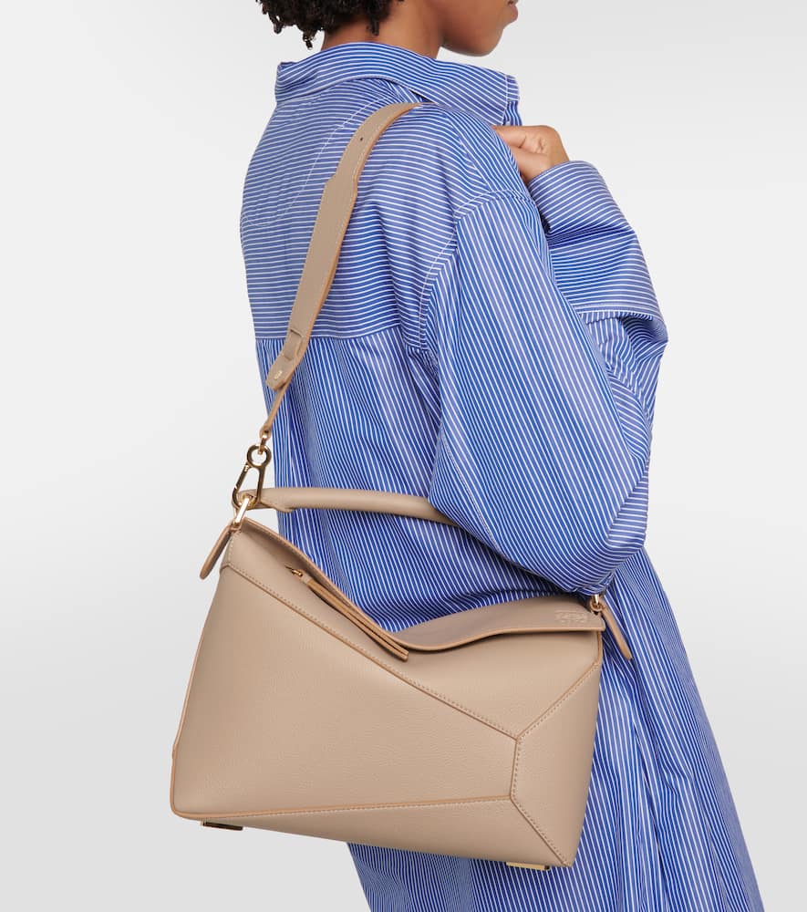 Loewe Puzzle Edge Medium leather tote bag