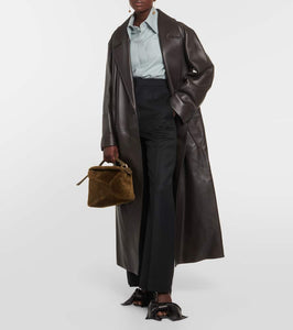 Loewe Puzzle Edge shearling shoulder bag