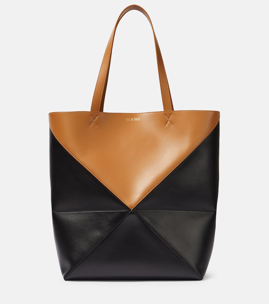 Loewe Puzzle Fold Large leather tote bag. Shop Loewe Tote Bags for women now.