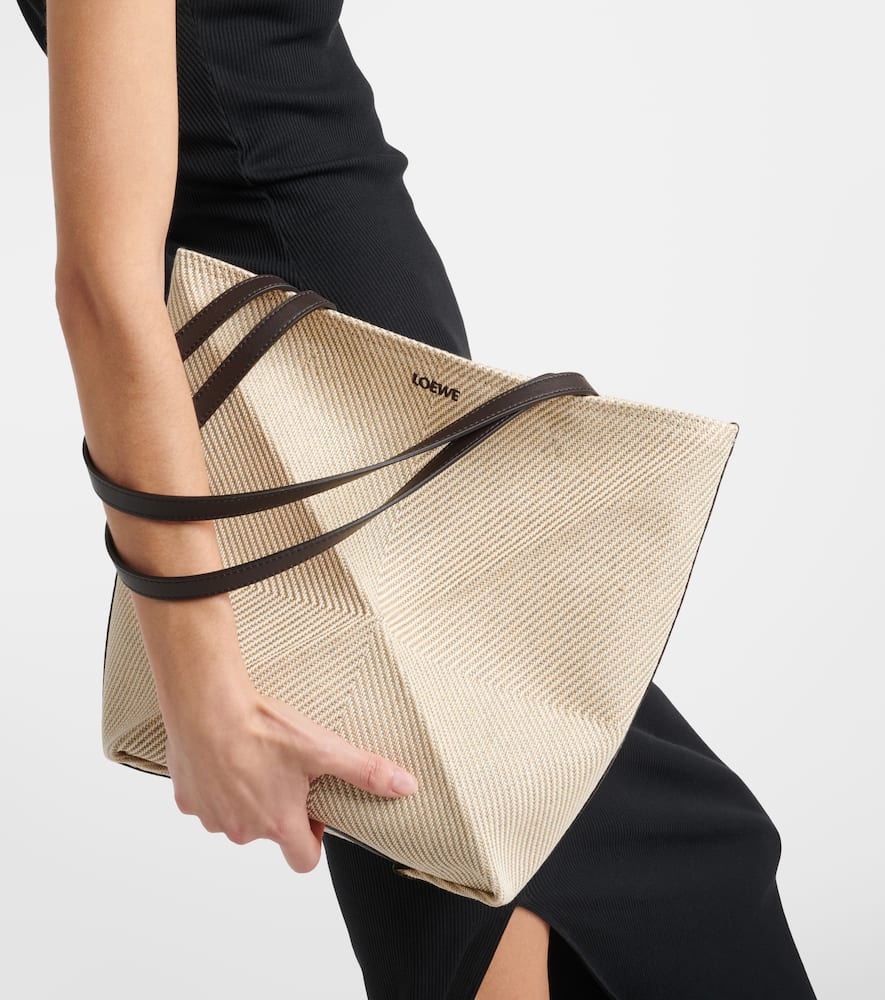 Loewe Puzzle Fold Medium canvas tote bag