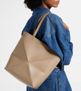 Loewe Puzzle Fold Medium leather tote bag