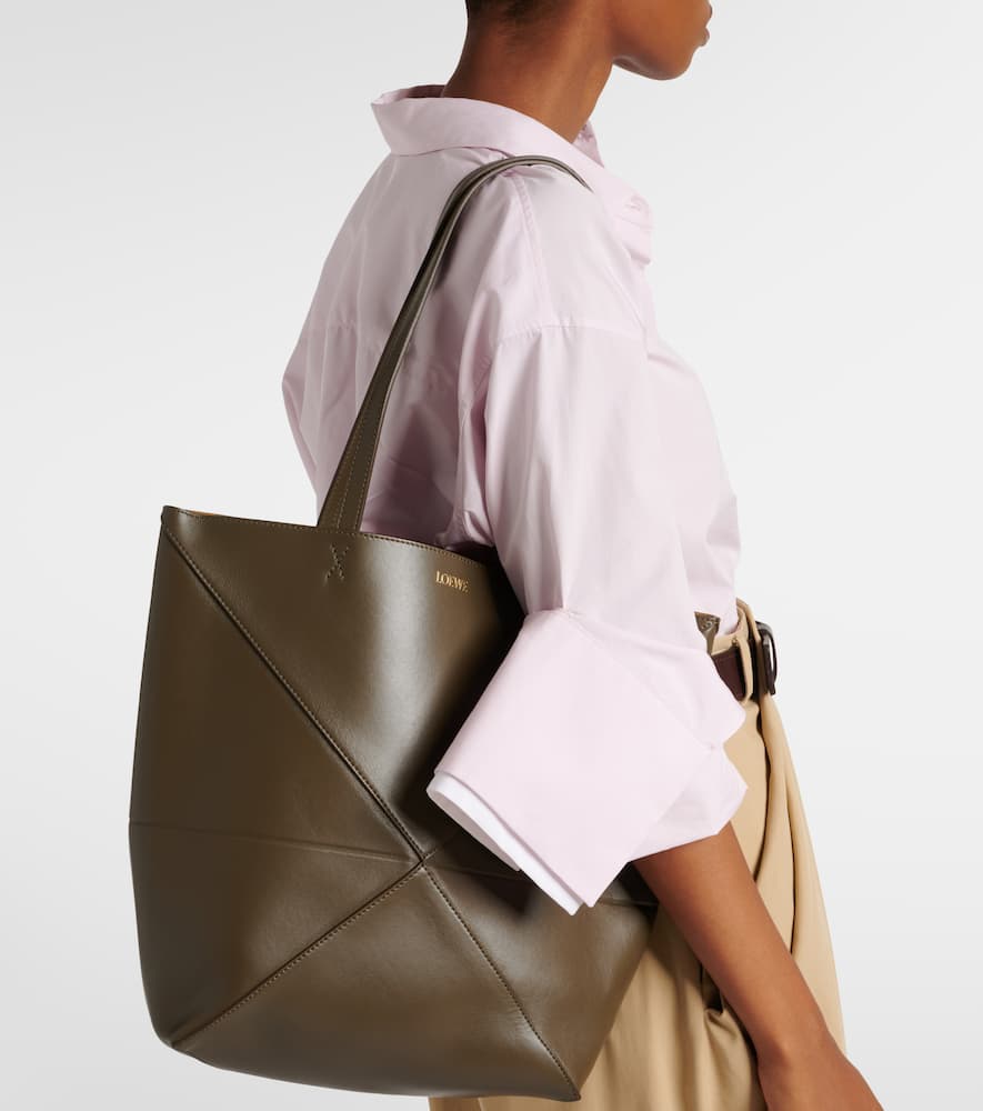 Loewe Puzzle Fold Medium leather tote bag