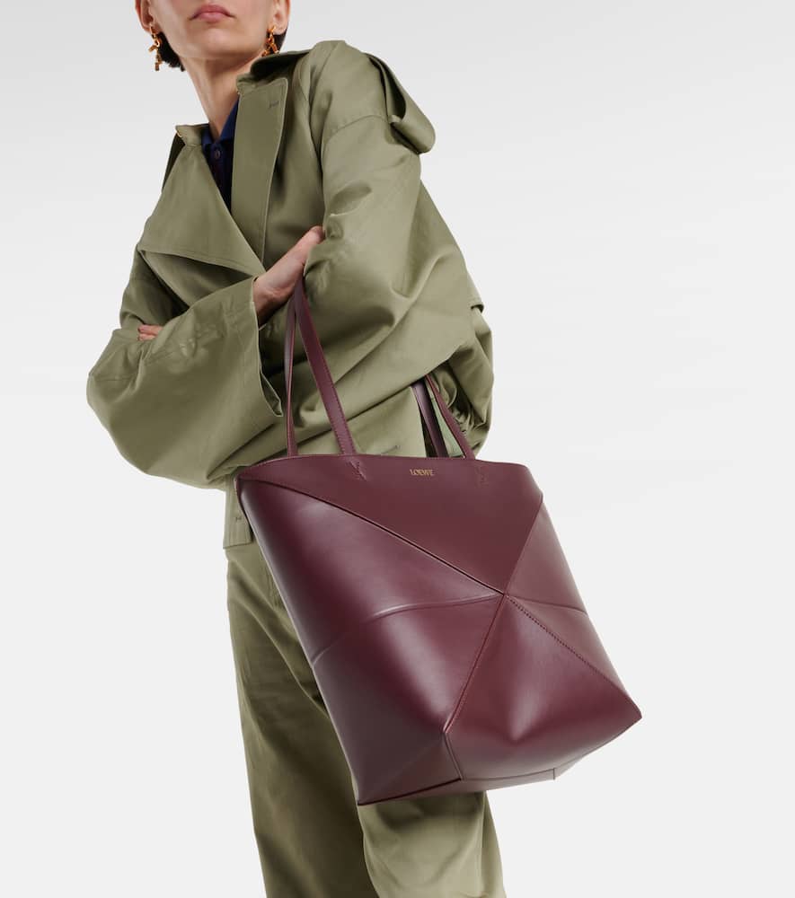 Loewe Puzzle Fold Medium leather tote bag