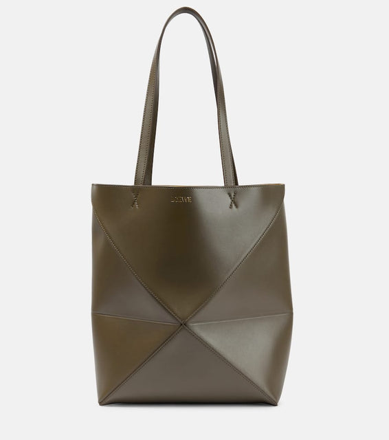 Loewe Puzzle Fold Medium leather tote bag. Shop Loewe Tote Bags for women now.