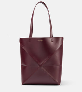 Loewe Puzzle Fold Medium leather tote bag. Shop Loewe Shoulder Bags for women now.