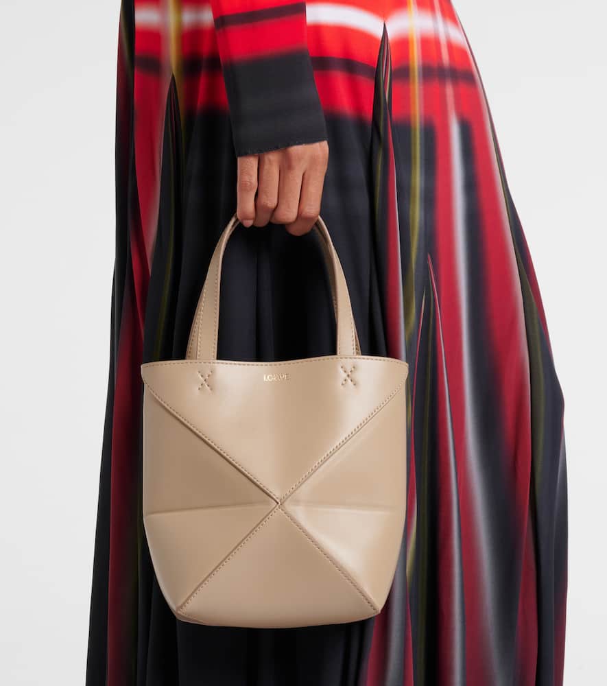 Loewe Puzzle Fold Mini leather tote bag
