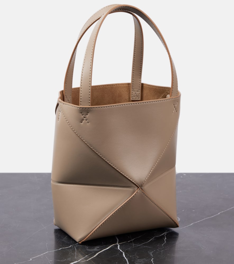 Loewe Puzzle Fold Mini leather tote bag